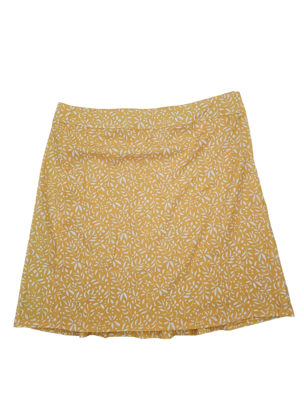 Ripskirt Hawaii Wrap Skirt  Medium Length 2 Yellow White Coverup Beach Swim